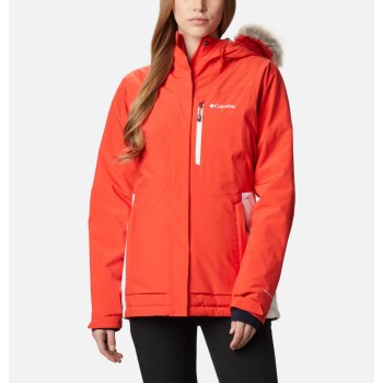 Dámské Bundy Columbia Ava Alpine Insulated Oranžové Bílé MLYCGO498